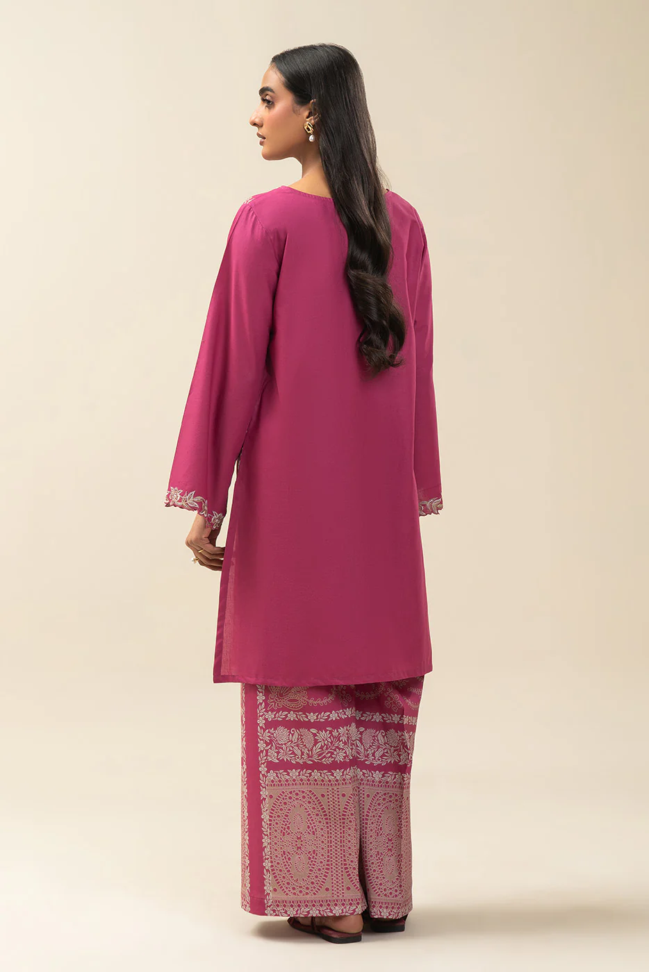 2 PIECE EMBROIDERED LAWN SUIT-RIPE CHERRIES (UNSTITCHED) - Image 5