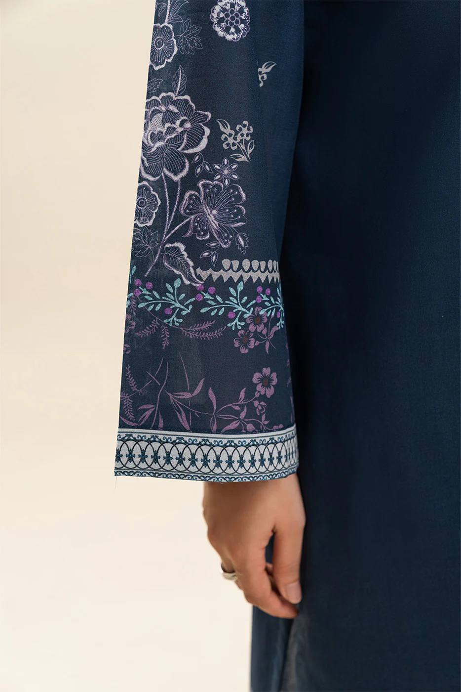 3 PIECE PRINTED LAWN SUIT-AEGEAN DREAM (UNSTITCHED) - Image 2