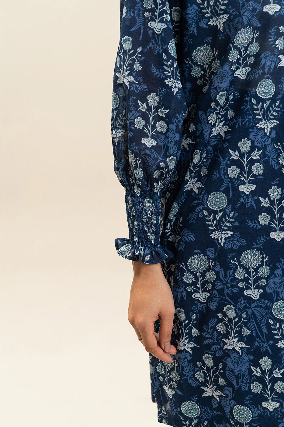 3 PIECE PRINTED LAWN SUIT-MAJESTIC MIDNIGHT (UNSTITCHED) - Image 3