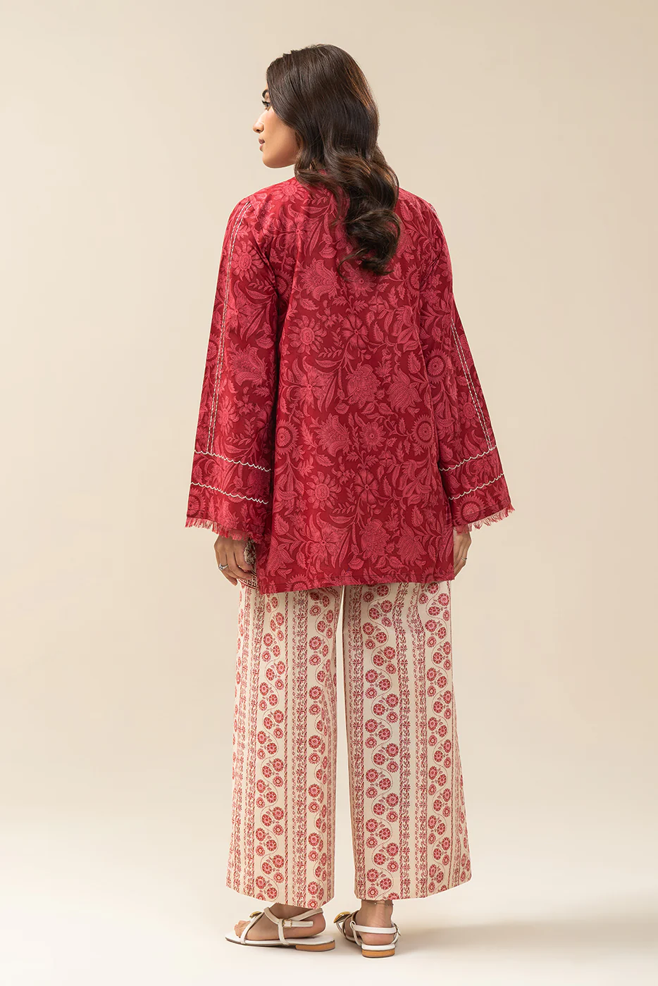 2 PIECE EMBROIDERED LAWN SUIT-CRIMSON CHARM SUIT - Image 6
