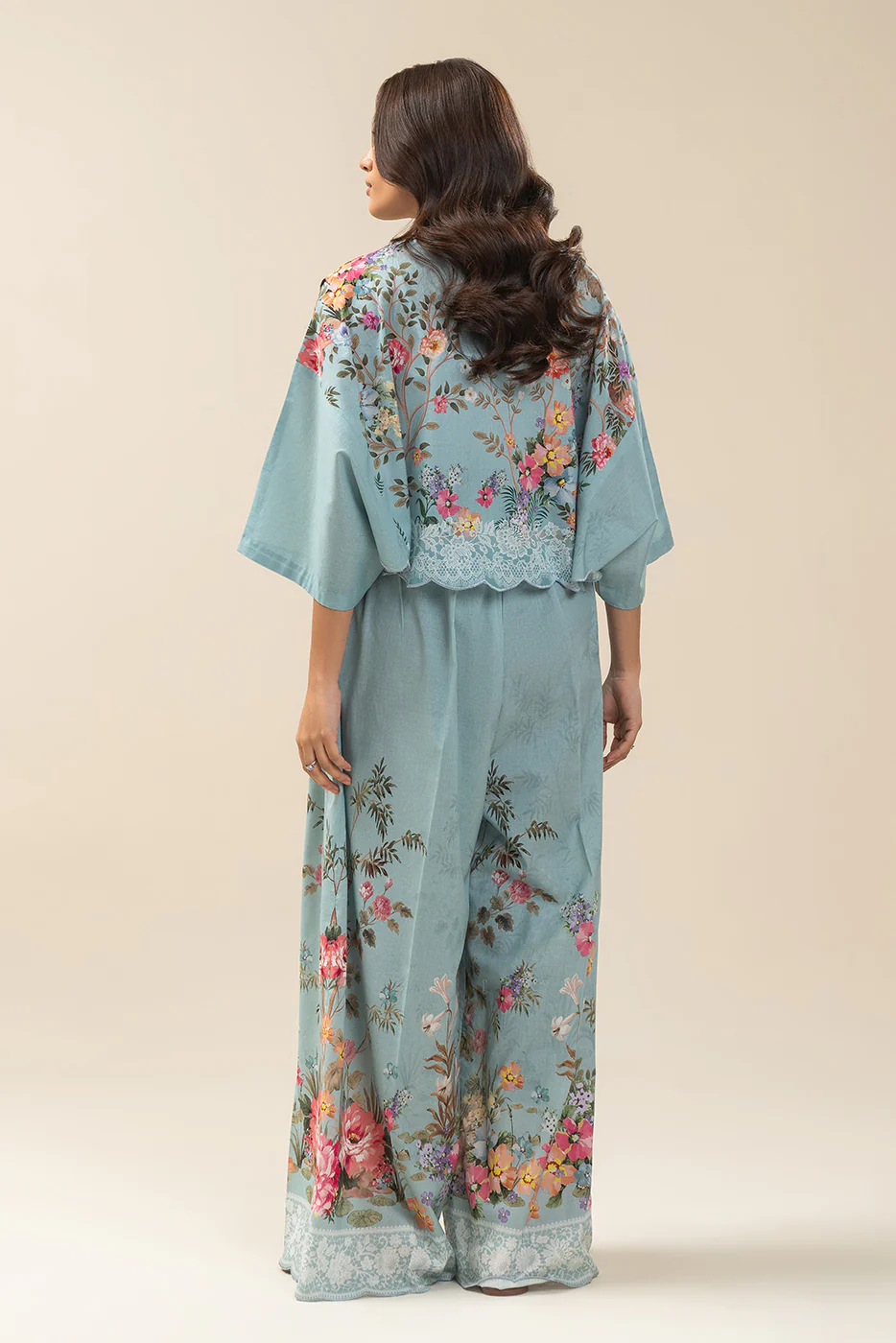 2 PIECE PRINTED LAWN SUIT-FLORA DREAM SUIT - Image 5