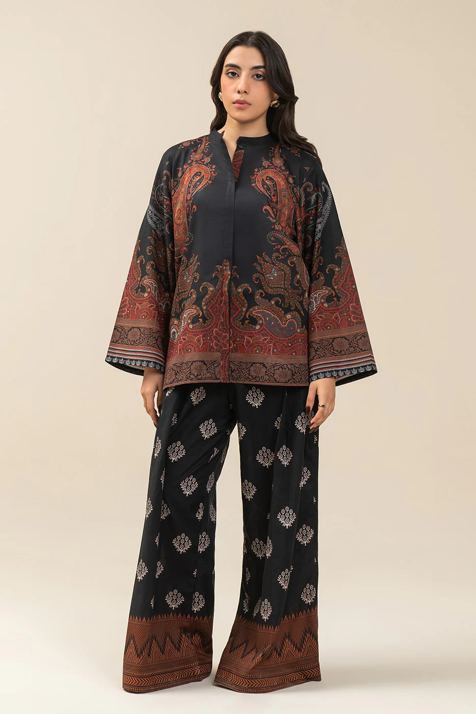 2 PIECE PRINTED LAWN SUIT-ROYAL PAISLAY (UNSTITCHED) - Image 2
