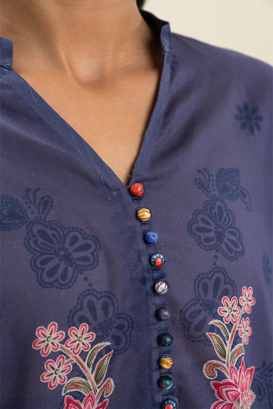 3 PIECE PRINTED LAWN SUIT-BERYL HERB (UNSTITCHED) - Image 5