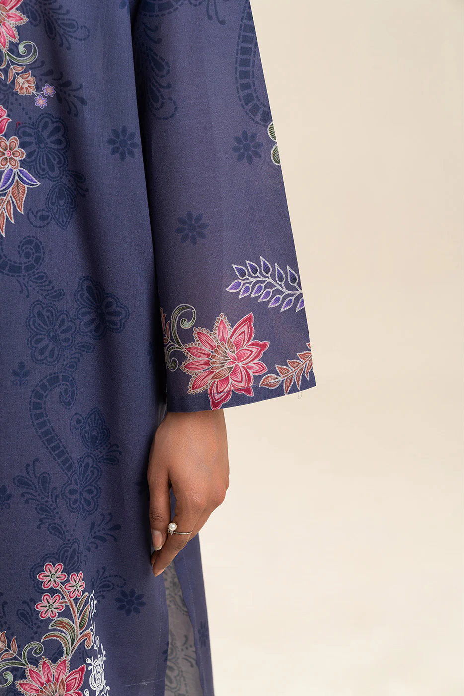 3 PIECE PRINTED LAWN SUIT-BERYL HERB (UNSTITCHED) - Image 6