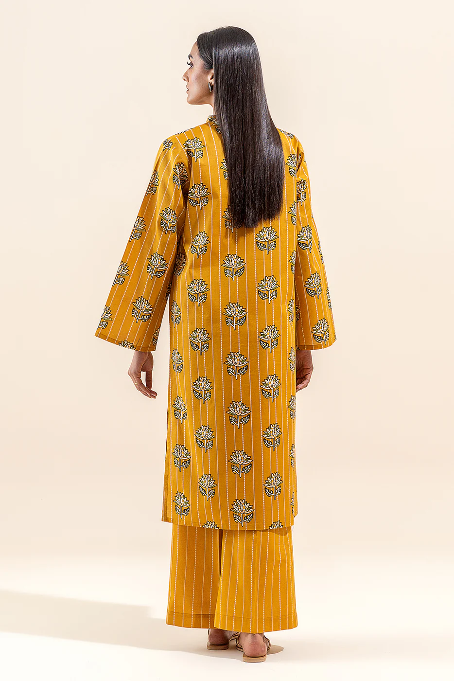 2 PIECE PRINTED LAWN SUIT-DANDELION BREEZE (UNSTITCHED) - Image 4