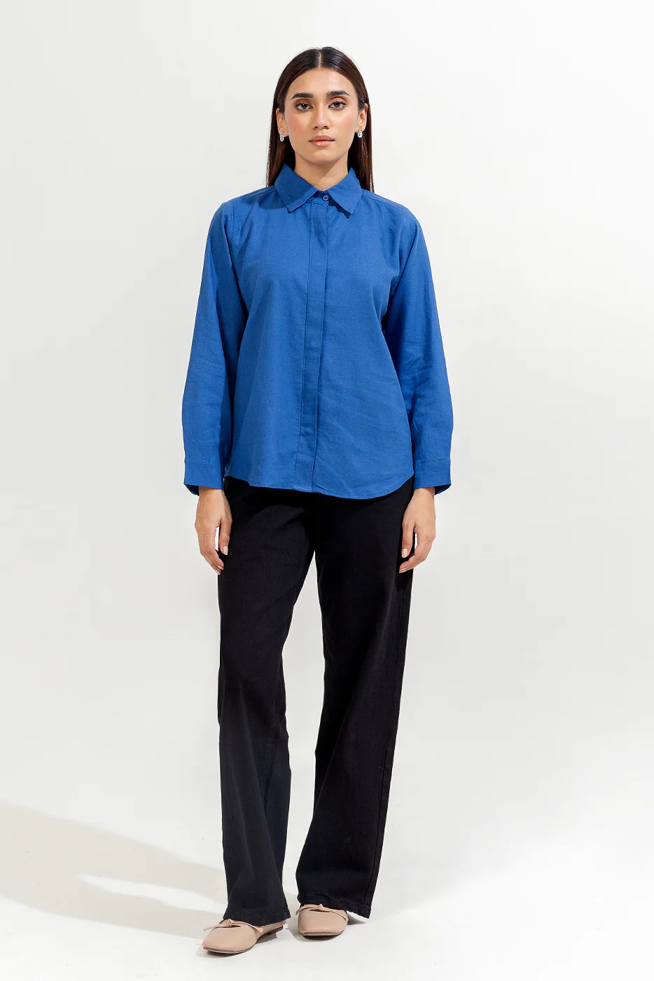 BASIC BUTTON THROUGH SHIRT - Image 5