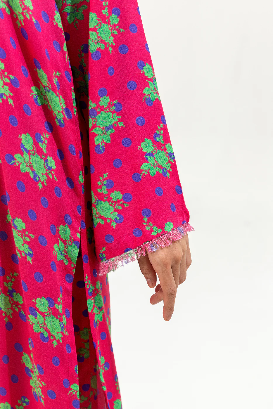 2 PIECE PRINTED VISCOSE SUIT (PRET) - Image 5