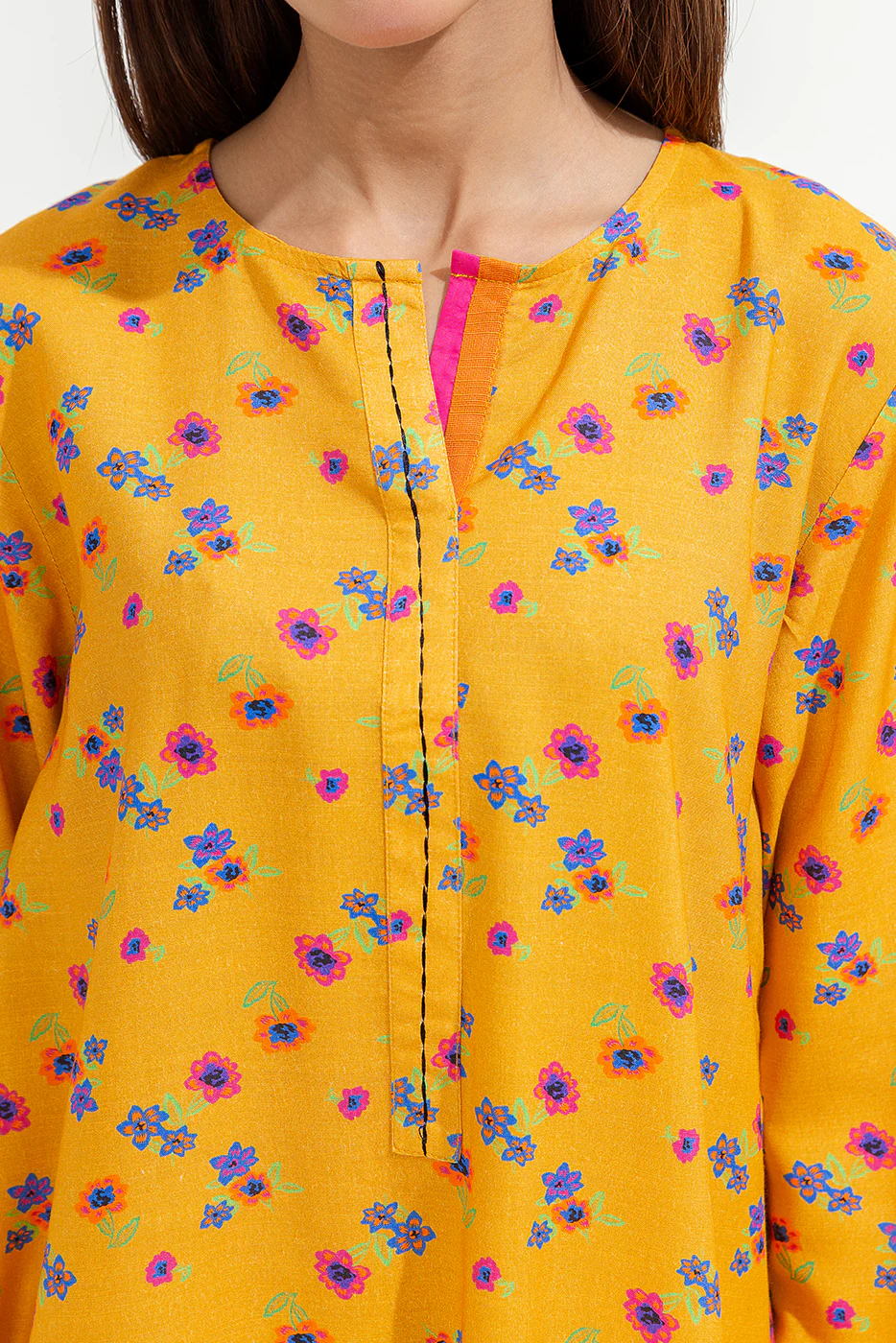 2 PIECE PRINTED VISCOSE SUIT (PRET) - Image 2