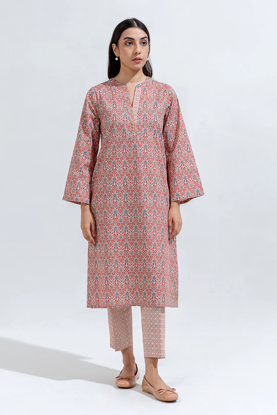 PRINTED CAMBRIC SHIRT (PRET) - Image 3