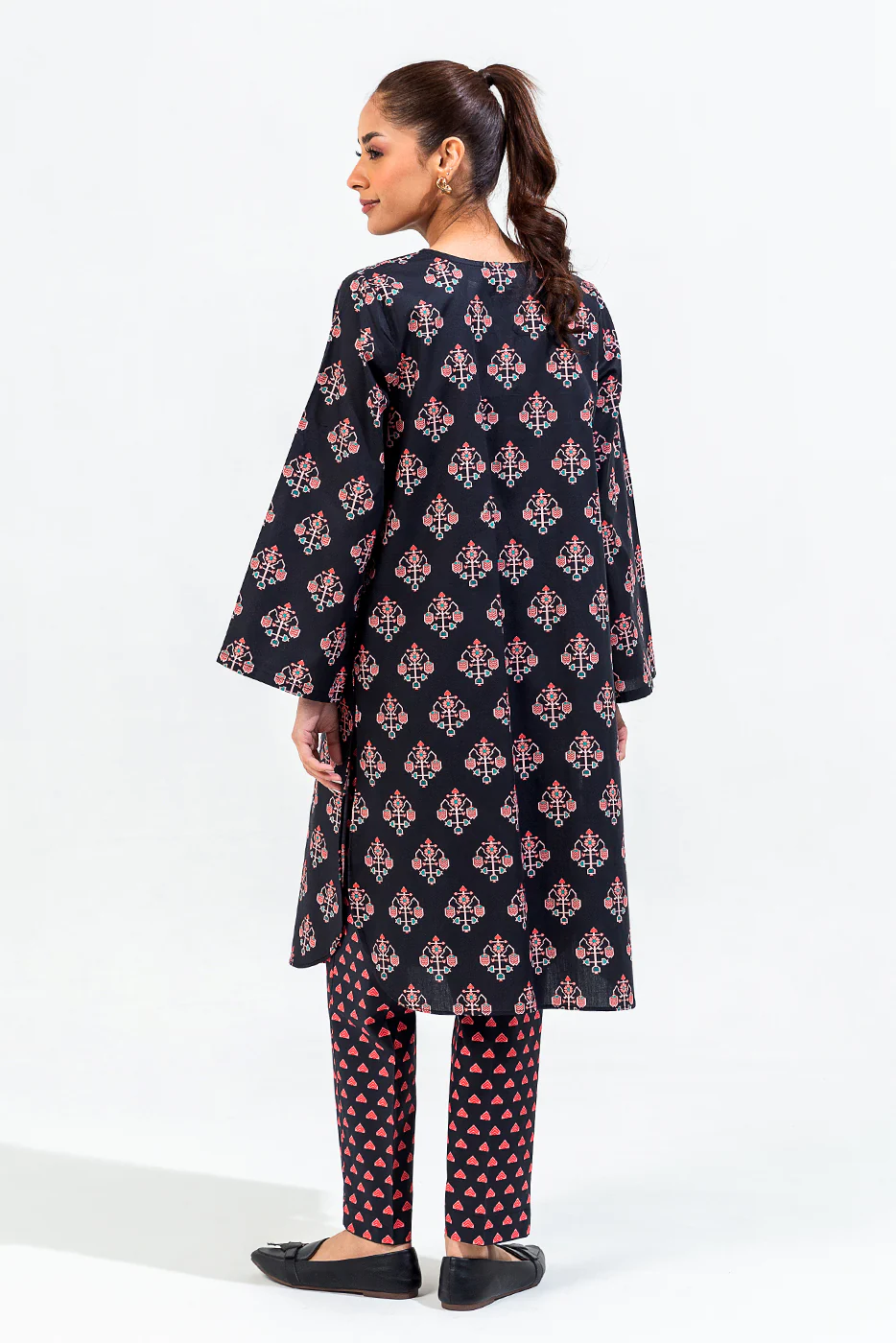 PRINTED CAMBRIC SHIRT (PRET) - Image 3