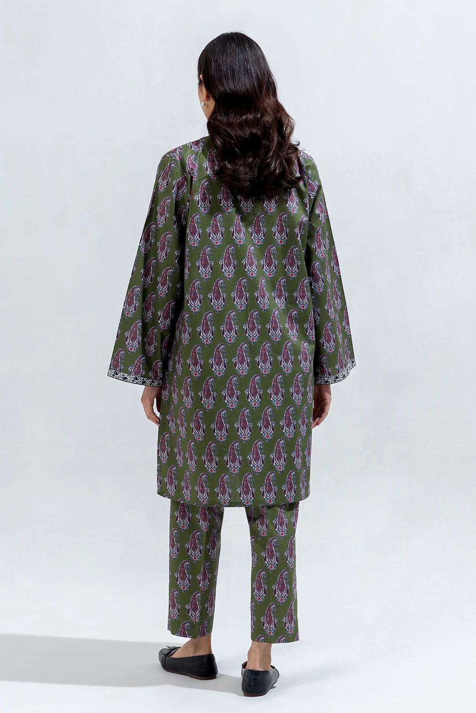 PRINTED CAMBRIC SHIRT (PRET) - Image 3