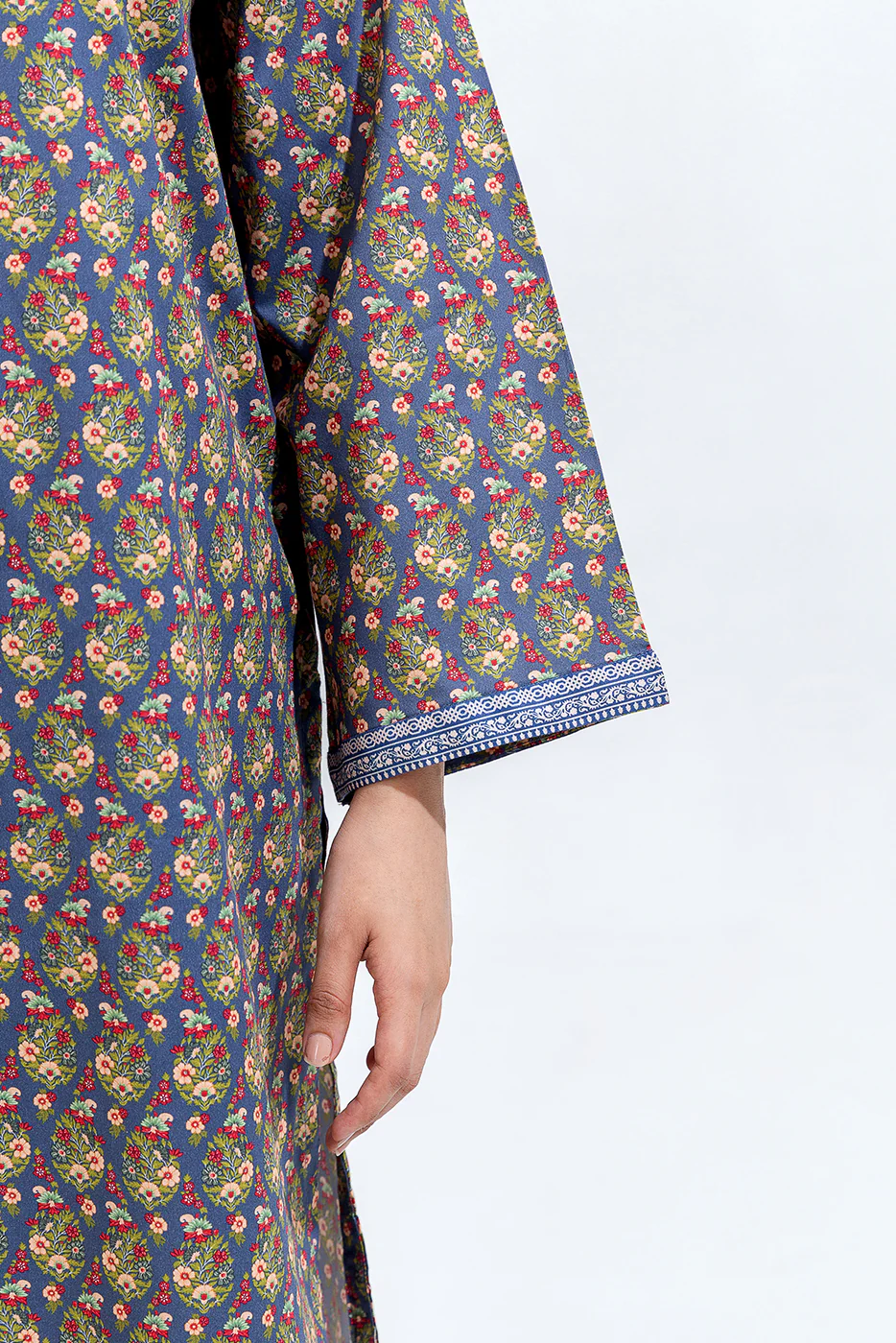 PRINTED CAMBRIC SHIRT (PRET) - Image 5