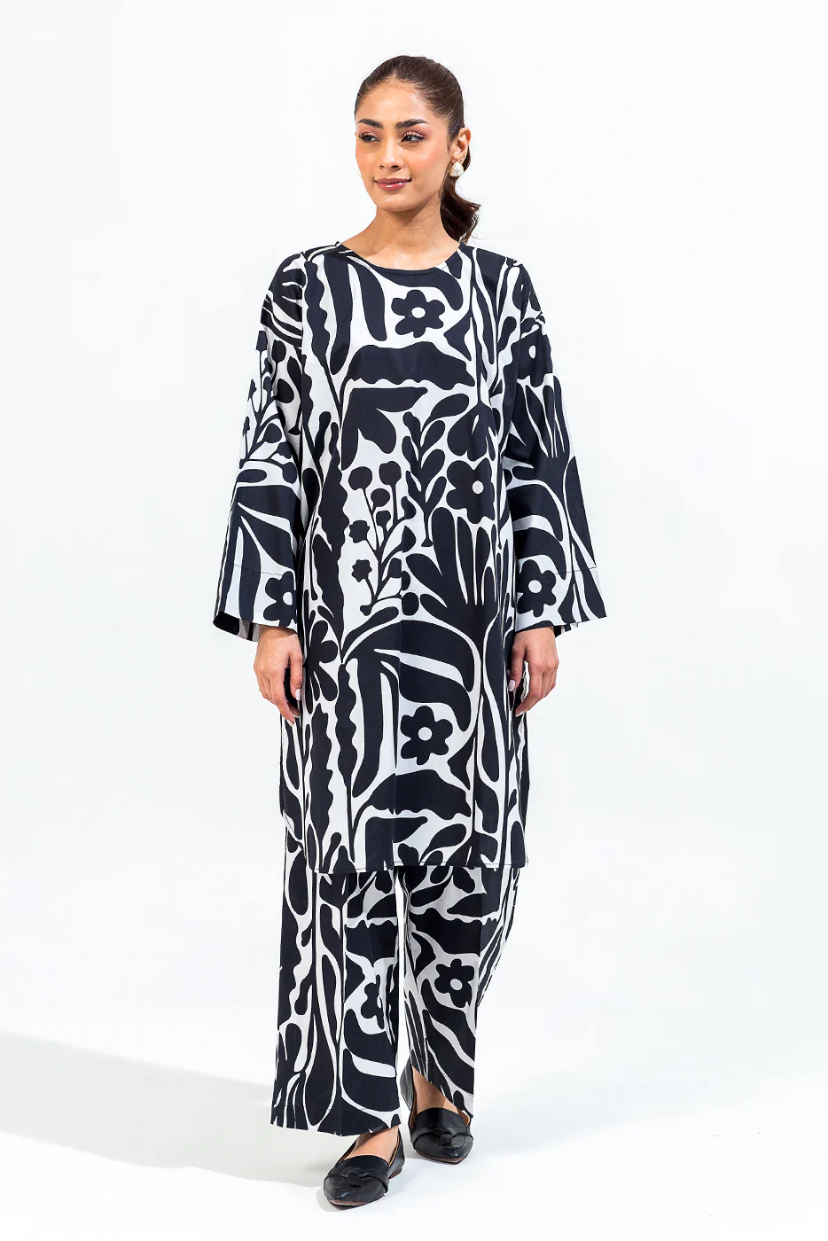 PRINTED CAMBRIC SHIRT (PRET) - Image 5
