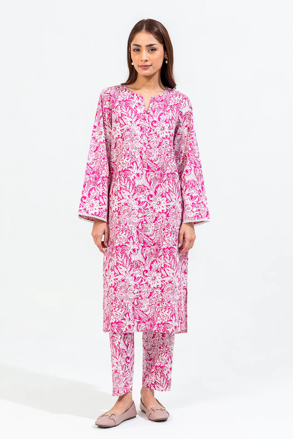 PRINTED CAMBRIC SHIRT (PRET) - Image 4