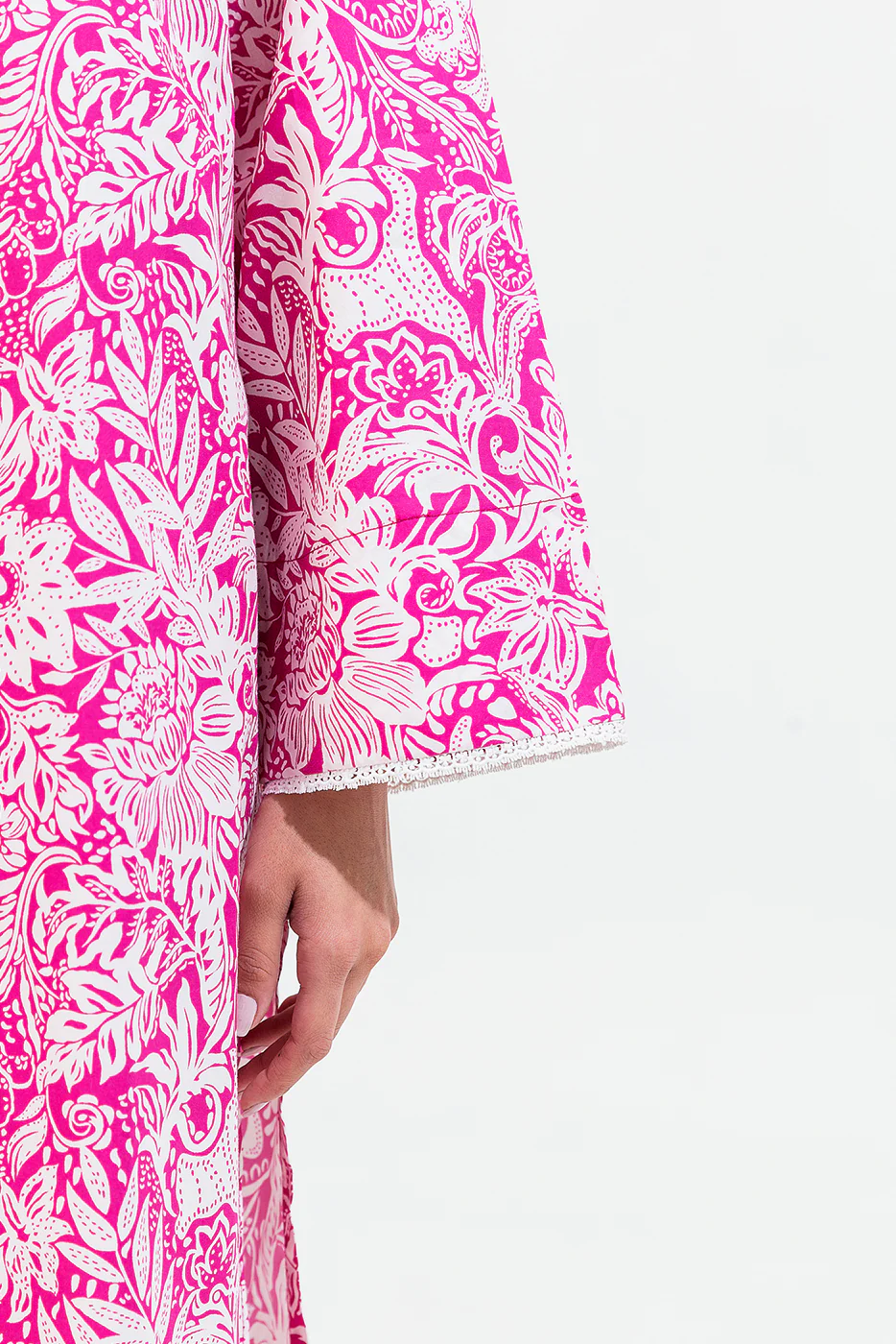 PRINTED CAMBRIC SHIRT (PRET) - Image 7