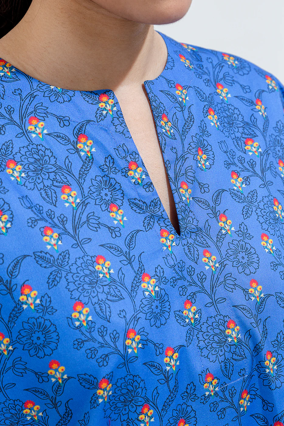 PRINTED CAMBRIC SHIRT (PRET) - Image 4