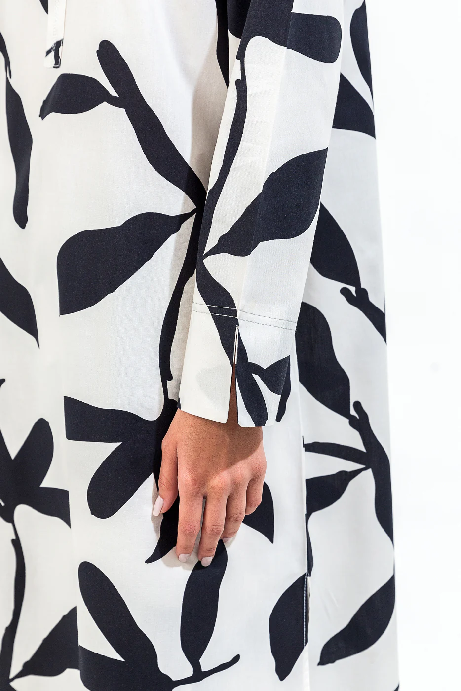 PRINTED CAMBRIC SHIRT (PRET) - Image 7