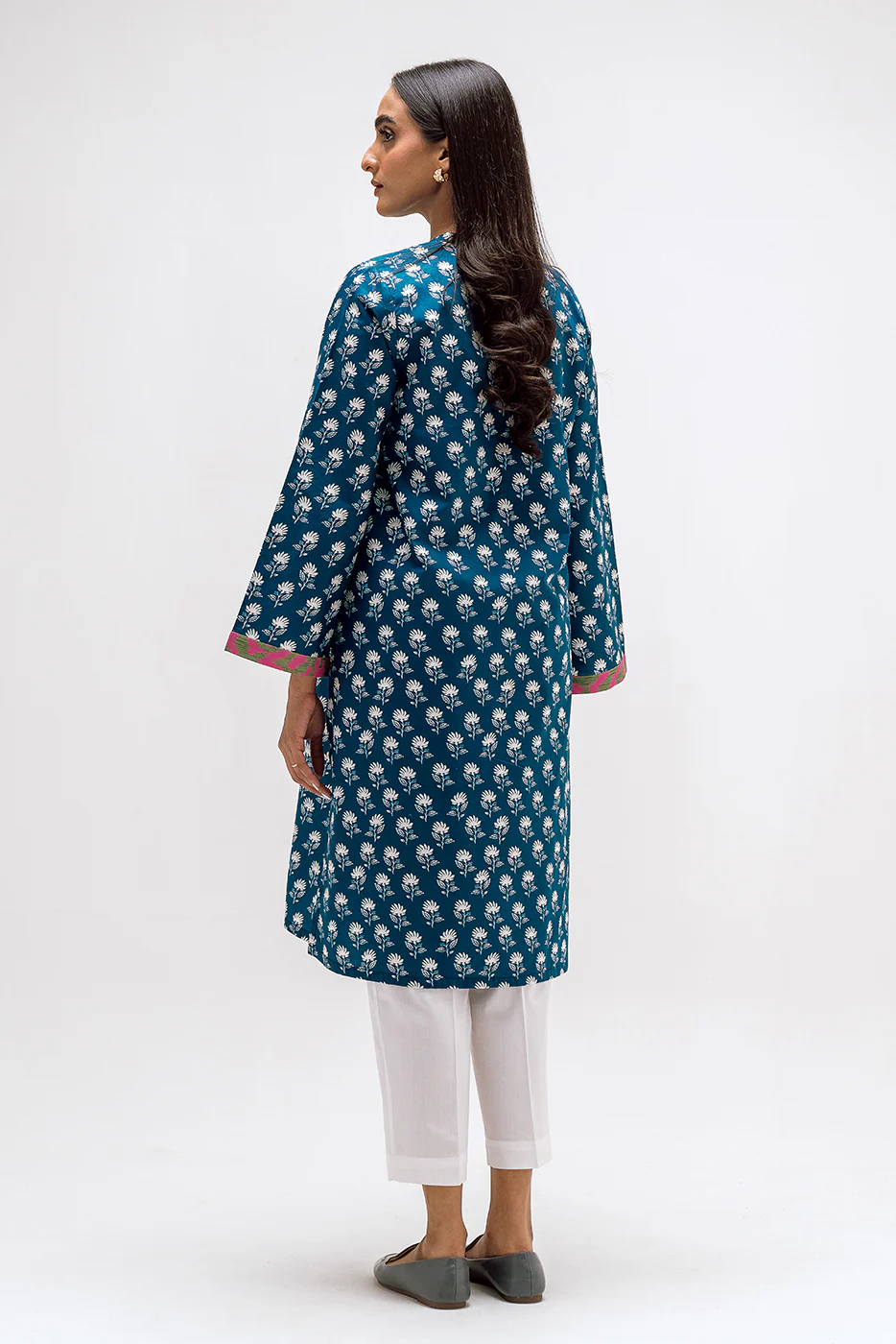 PRINTED CAMBRIC SHIRT (PRET) - Image 3