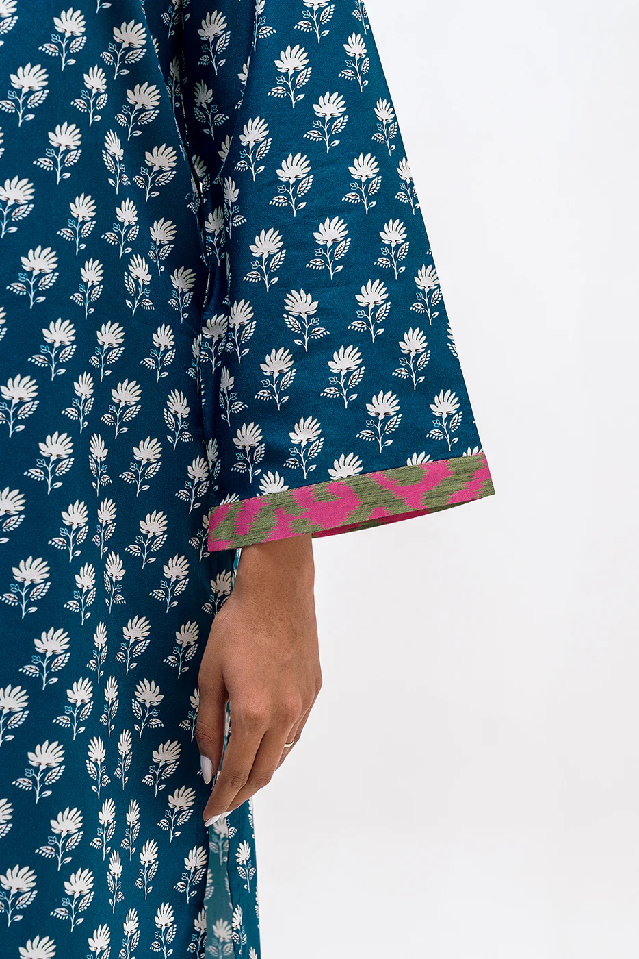PRINTED CAMBRIC SHIRT (PRET) - Image 5