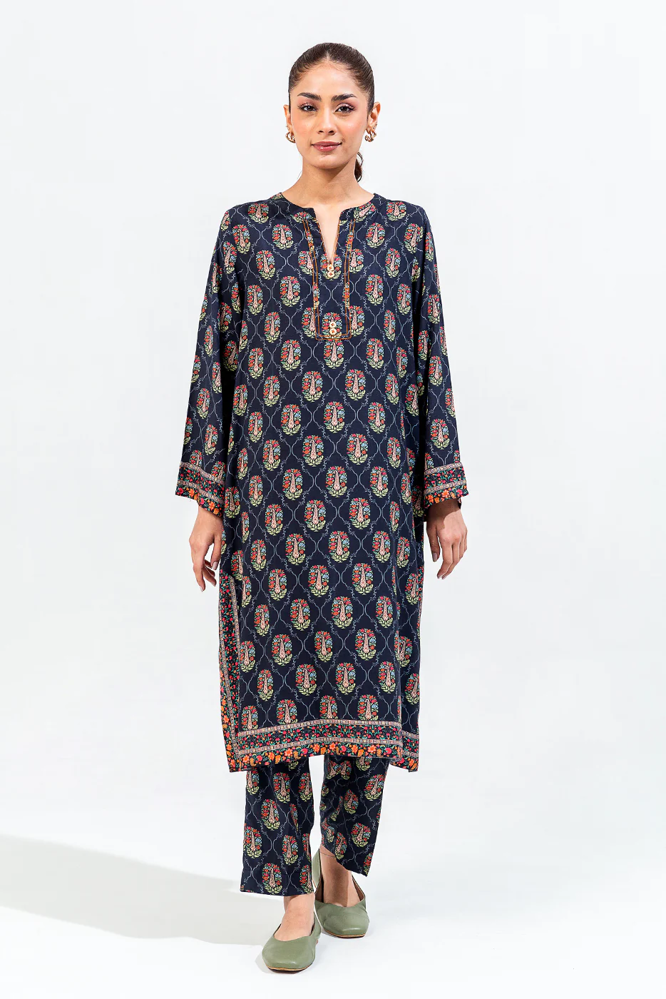 PRINTED VISCOSE SHIRT (PRET) - Image 2