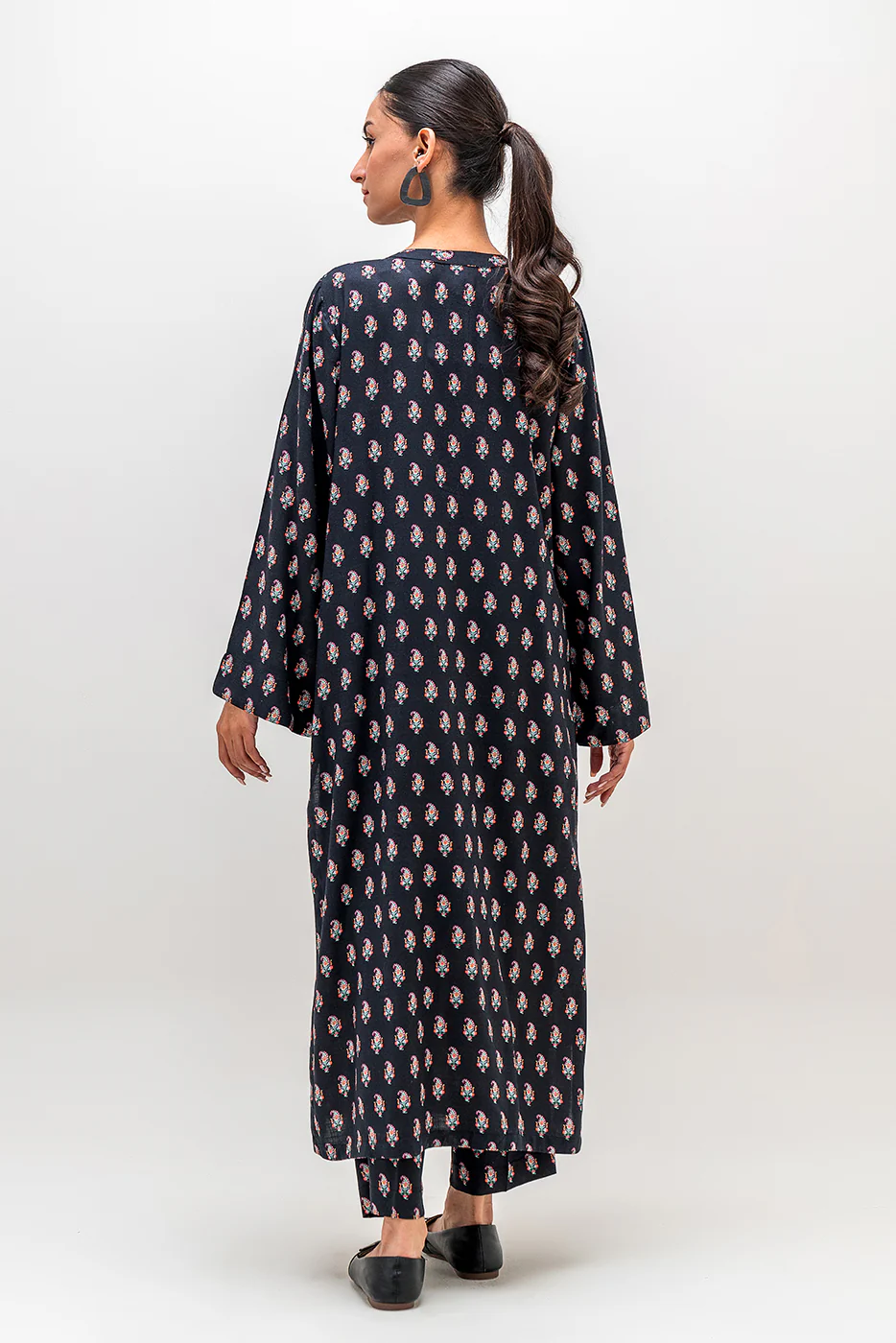 2 PIECE PRINTED VISCOSE SUIT (PRET) - Image 4