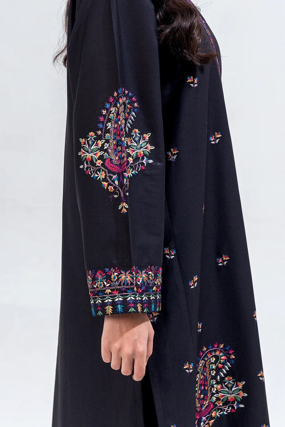 2 PIECE EMBROIDERED CAMBRIC SUIT (PRET) - Image 5
