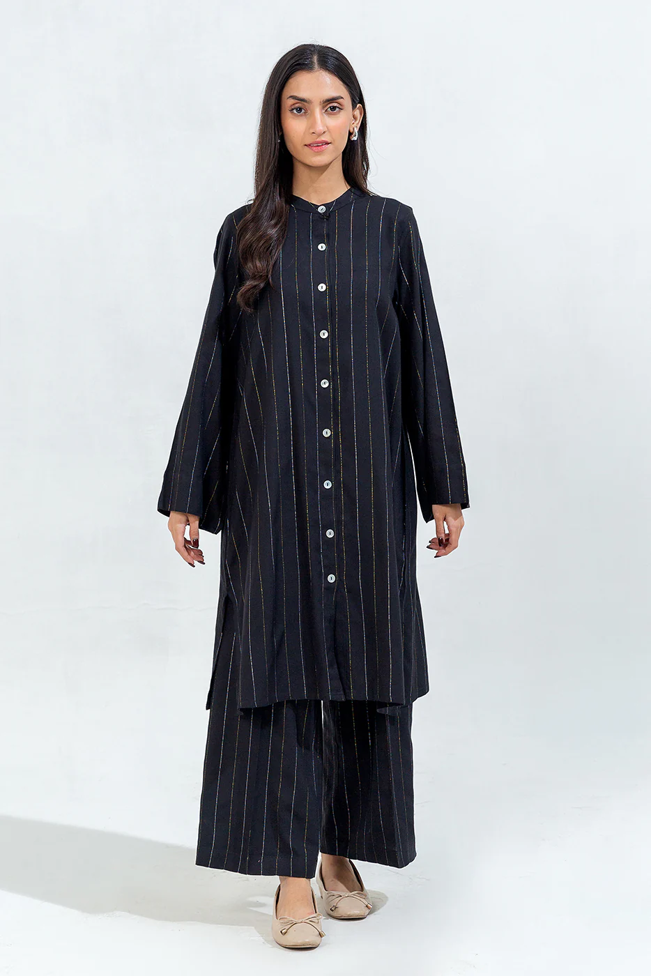 2 PIECE BASIC VISCOSE SUIT (PRET) - Image 5