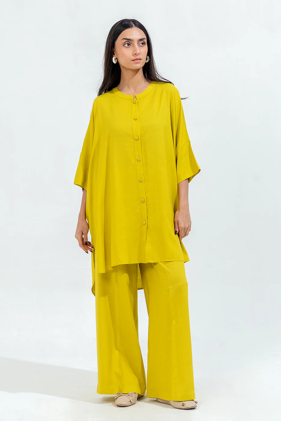 2 PIECE PRINTED VISCOSE SUIT (PRET) - Image 5