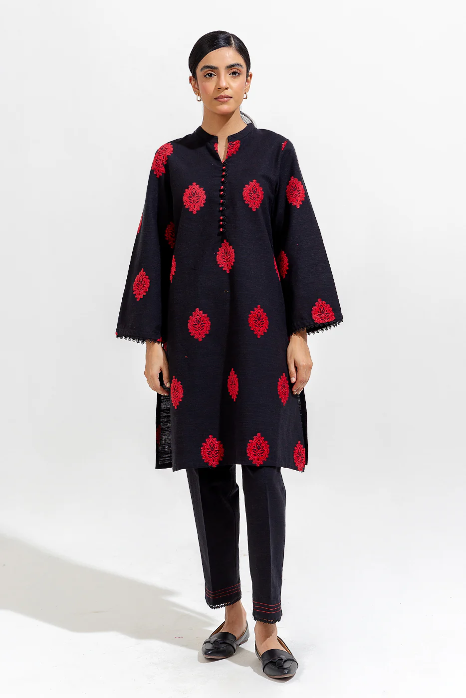 2 PIECE BASIC KHADDAR SUIT (PRET) - Image 3