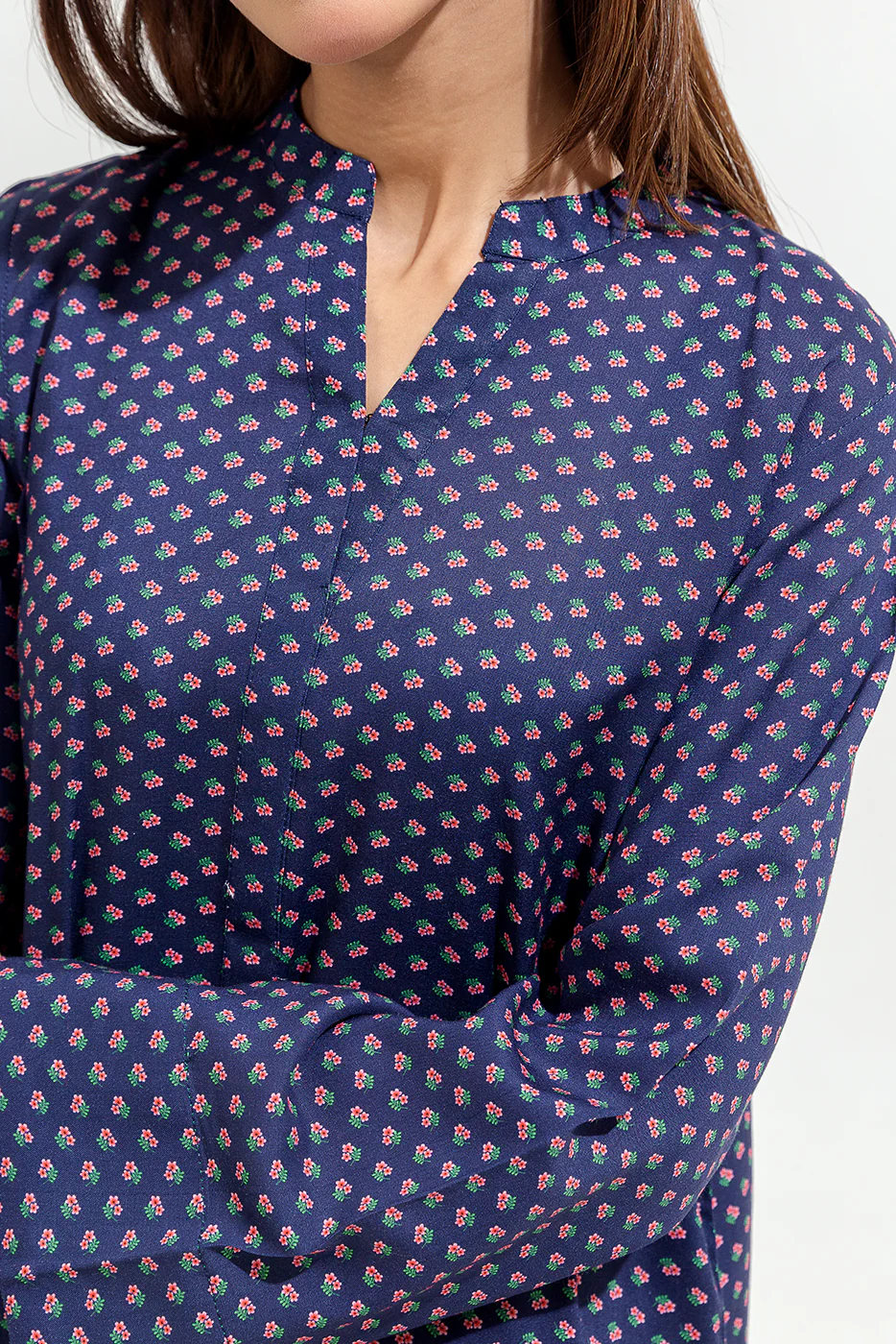 2 PIECE PRINTED VISCOSE SUIT (PRET) - Image 2