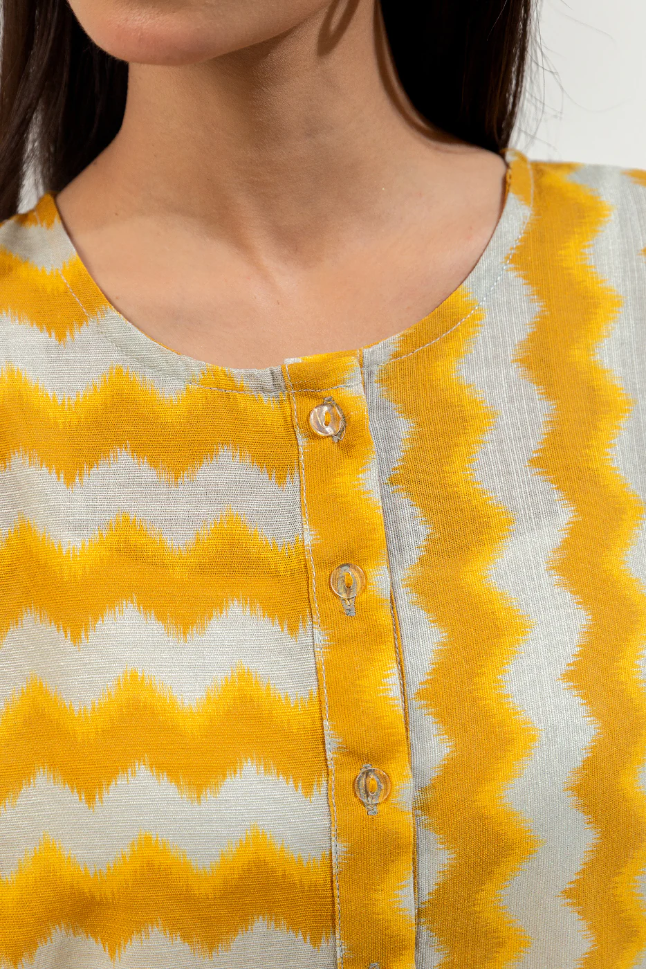 PRINTED KHADDAR SHIRT (PRET) - Image 4