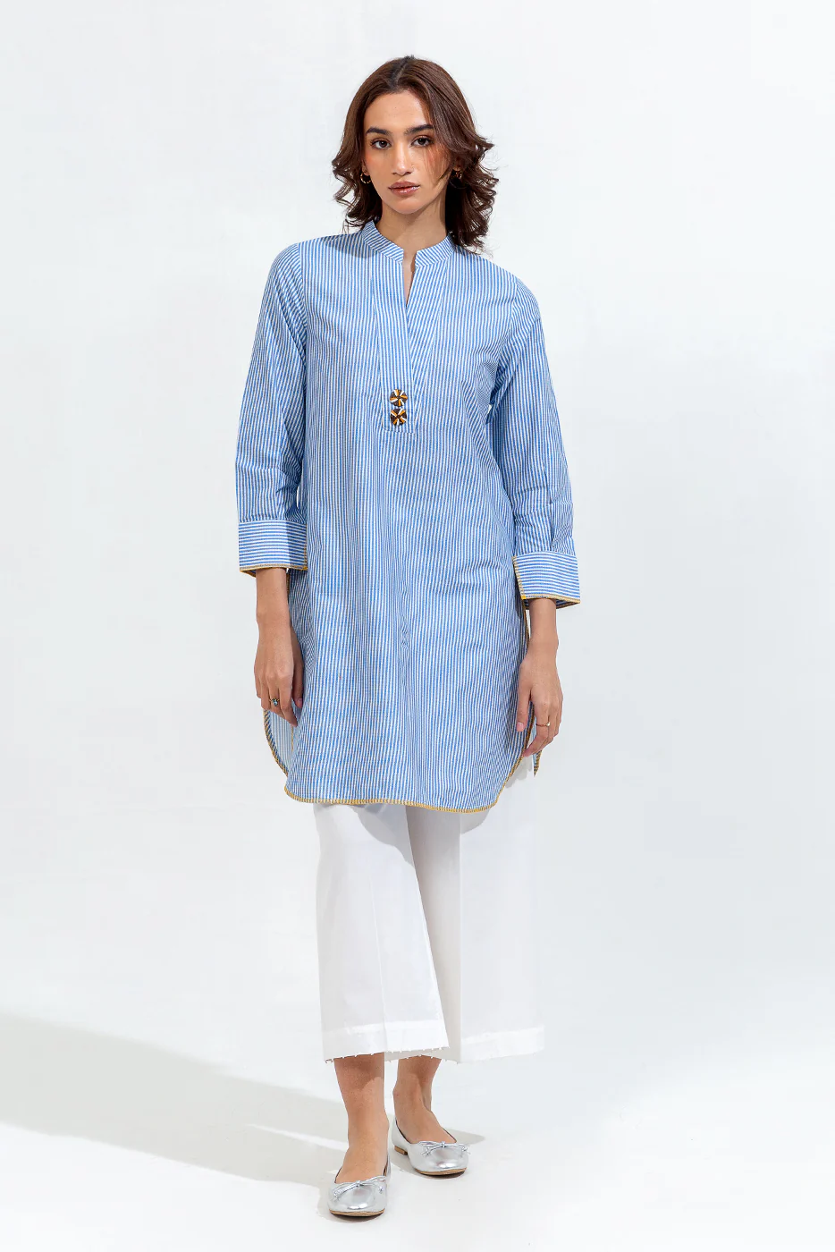 BASIC CAMBRIC SHIRT (PRET) - Image 2