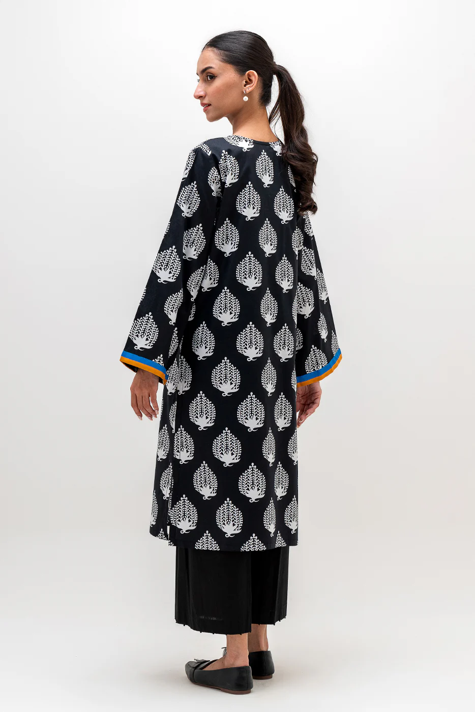 PRINTED CAMBRIC SHIRT (PRET) - Image 3