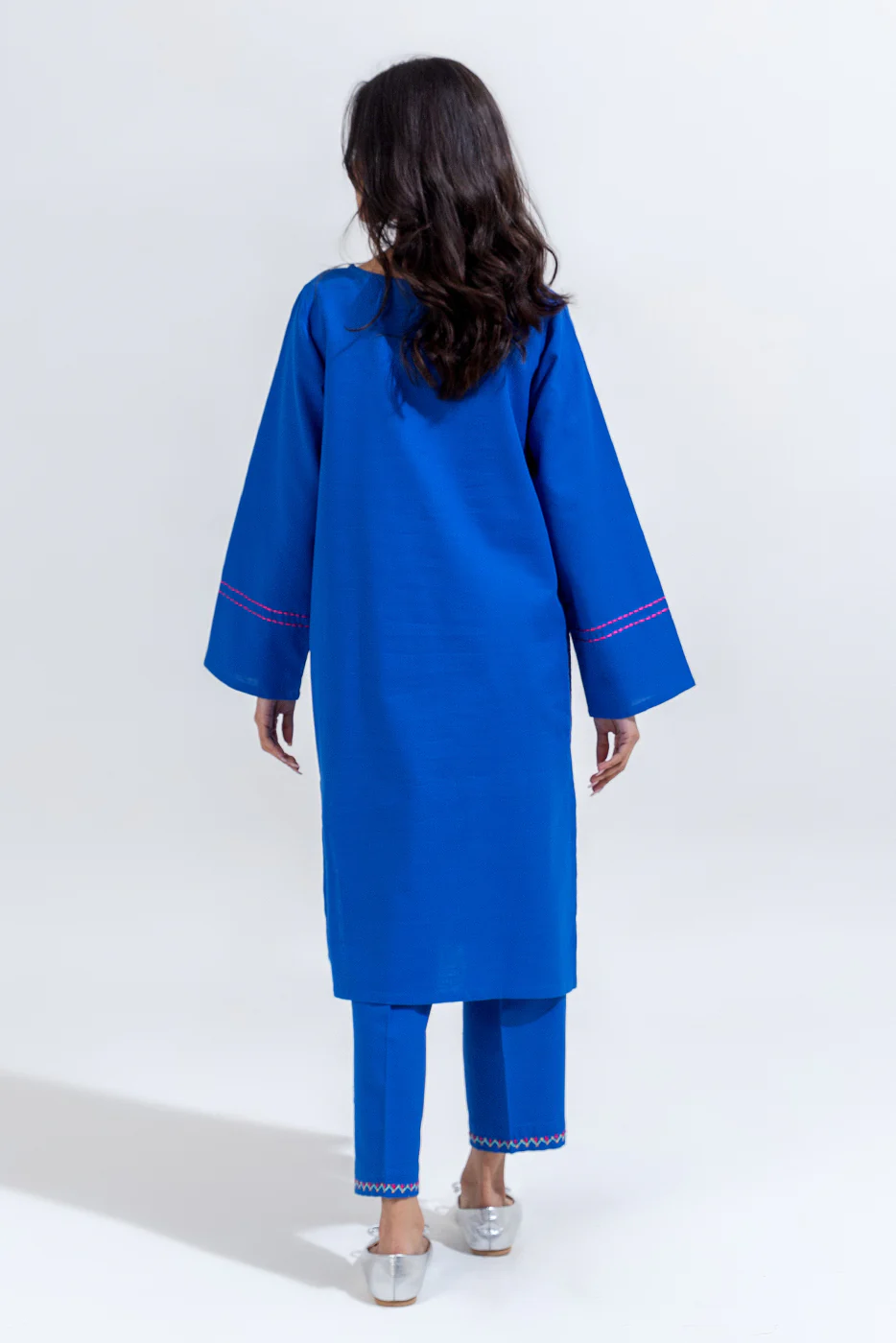 2 PIECE EMBROIDERED KHADDAR SUIT (PRET) - Image 3