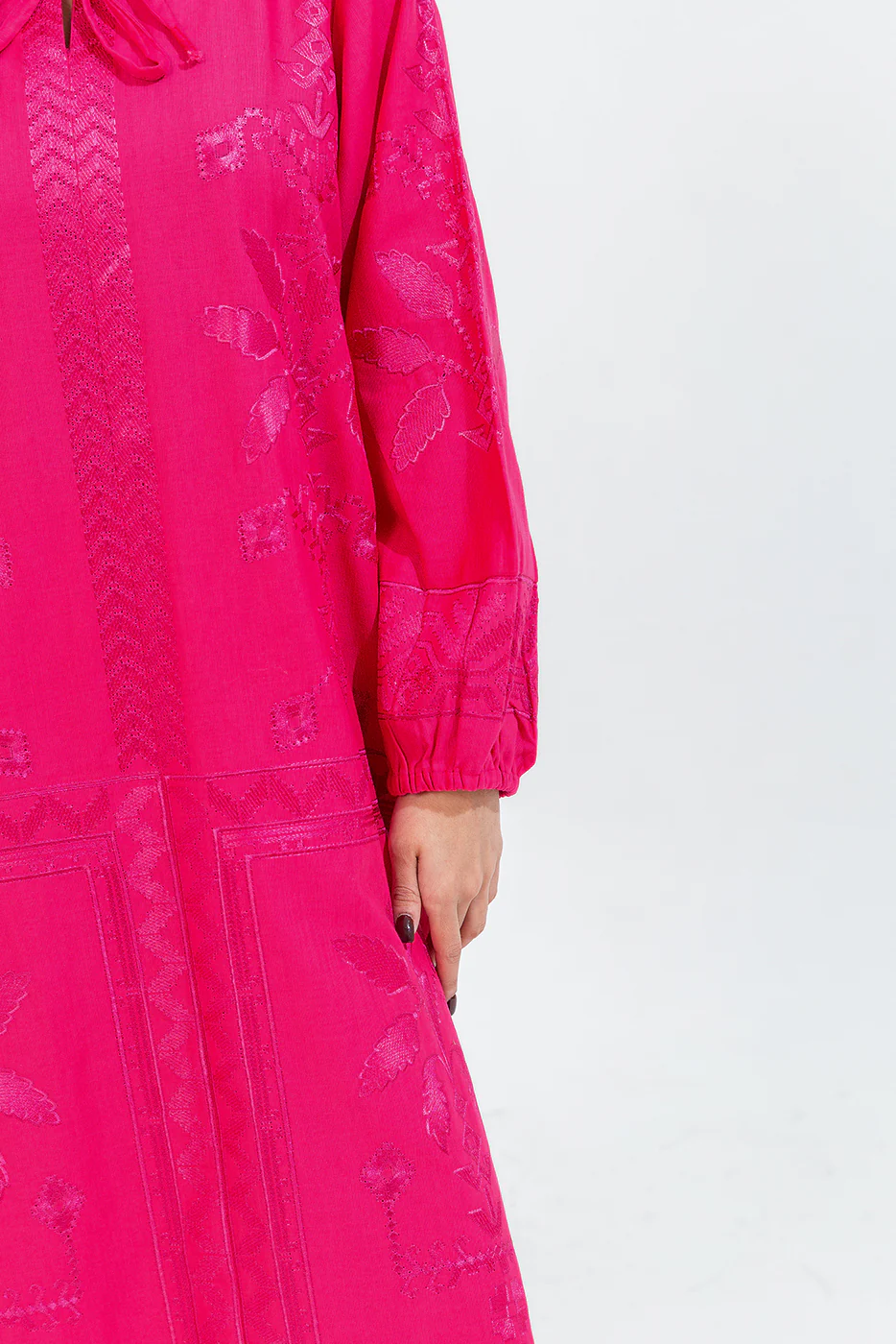 2 PIECE EMBROIDERED KHADDAR SUIT (PRET) - Image 3