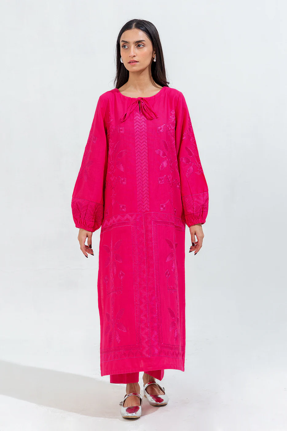 2 PIECE EMBROIDERED KHADDAR SUIT (PRET) - Image 5