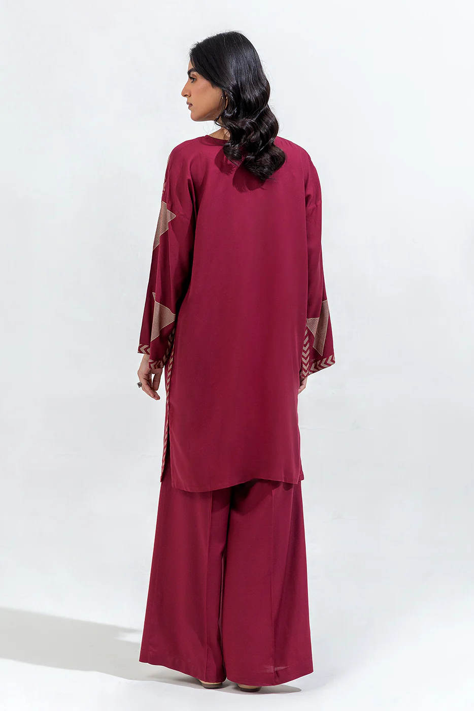 2 PIECE PRINTED VISCOSE SUIT (PRET) - Image 3