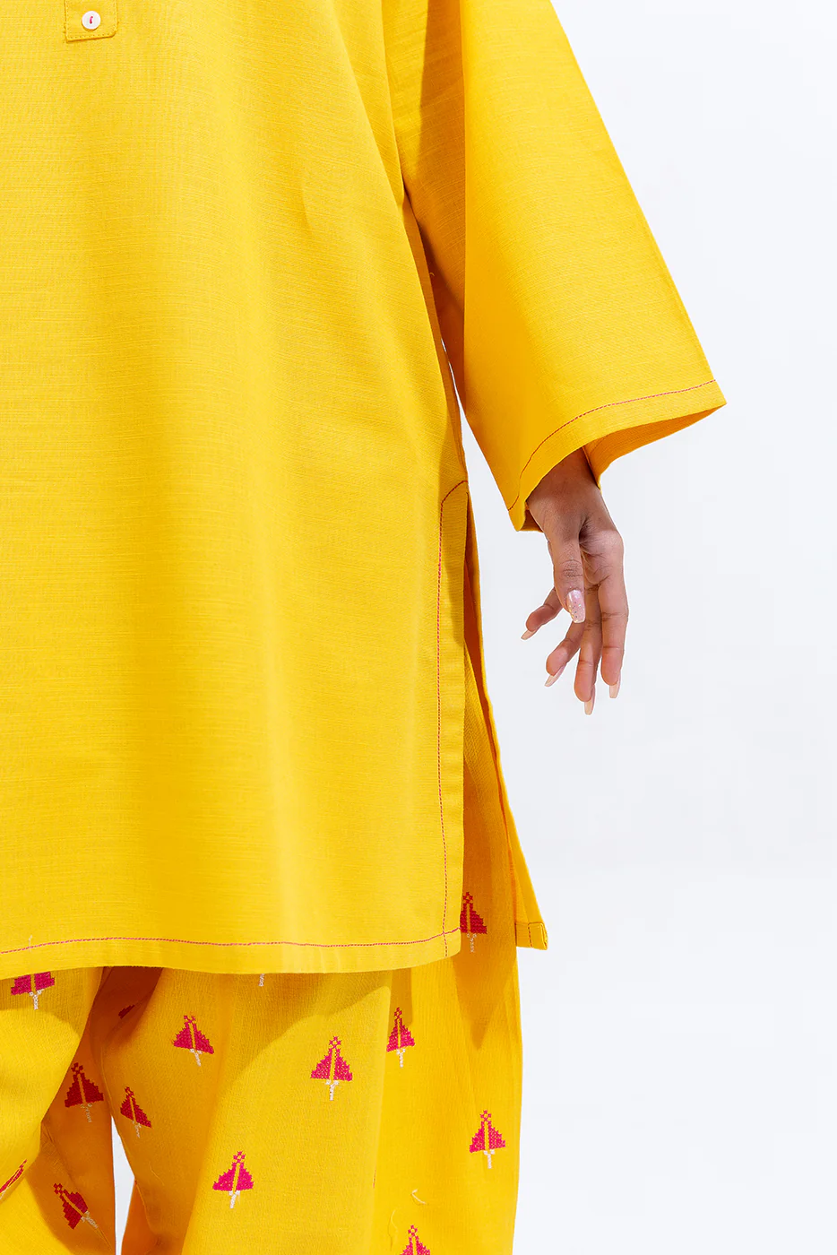 2 PIECE EMBROIDERED KHADDAR SUIT (PRET) - Image 5