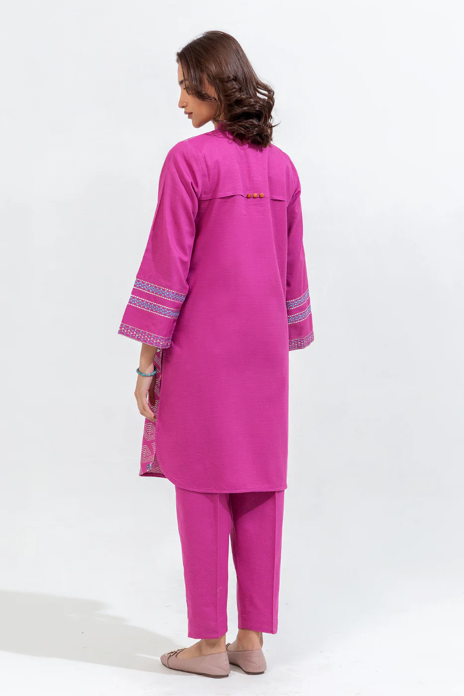 2 PIECE EMBROIDERED KHADDAR SUIT (PRET) - Image 3