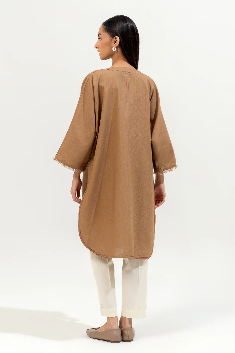 BASIC KHADDAR SHIRT (PRET) - Image 3