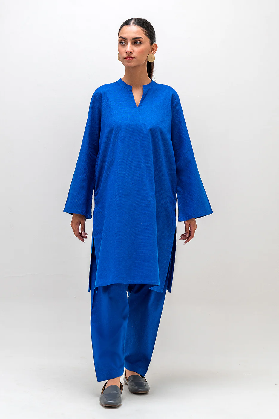 2 PIECE BASIC KHADDAR SUIT (PRET) - Image 2