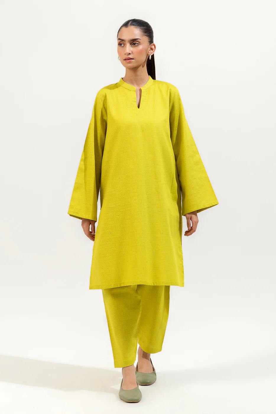 2 PIECE BASIC KHADDAR SUIT (PRET) - Image 2