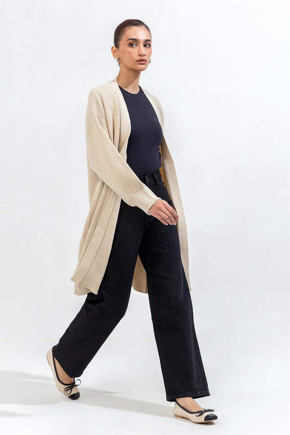 LONG KNITTED SHRUG - Image 4