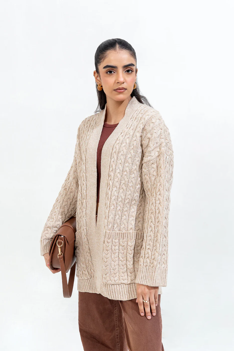 CABLE KNIT SHRUG - Image 2