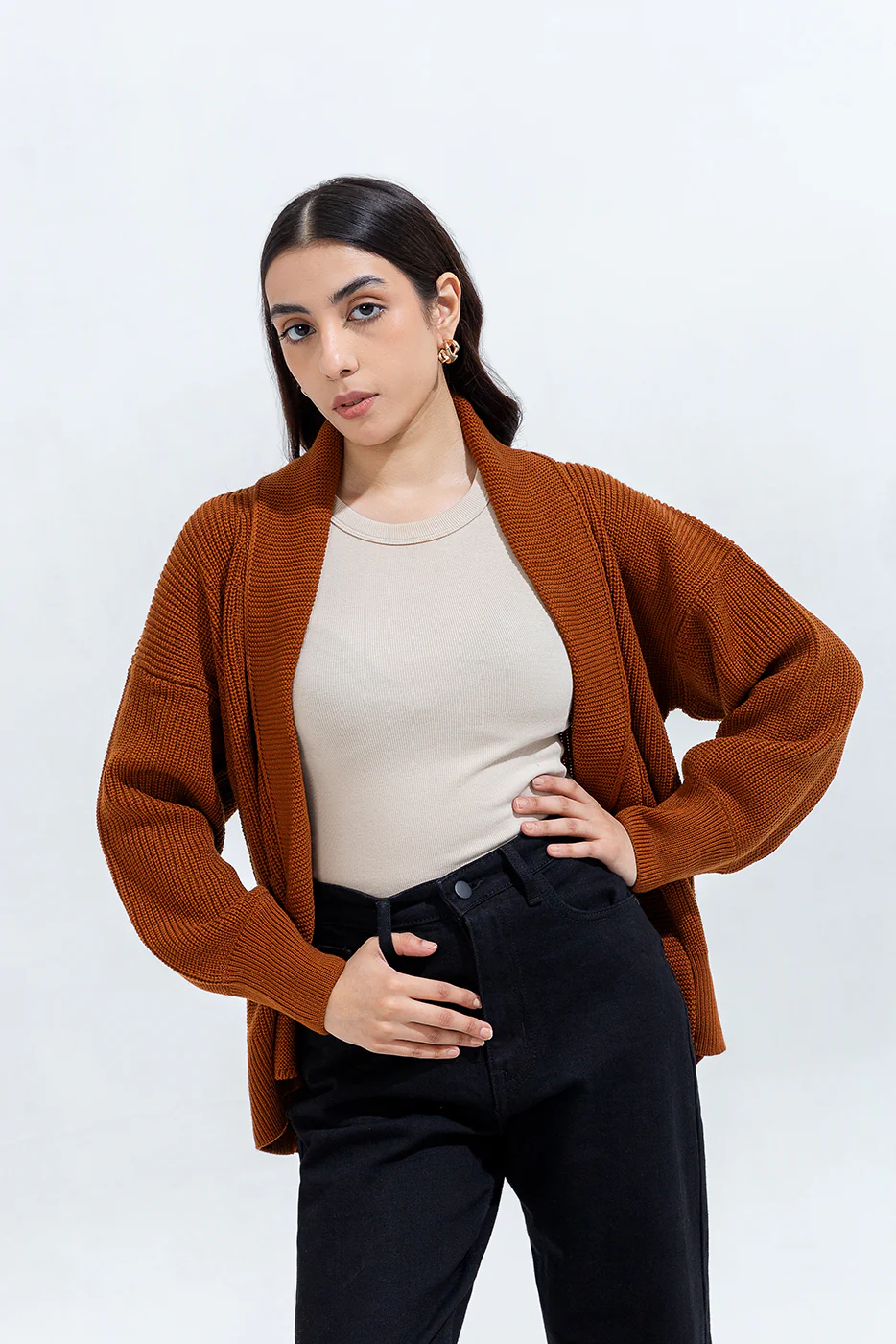 SHAWL COLLAR SHRUG - Image 4