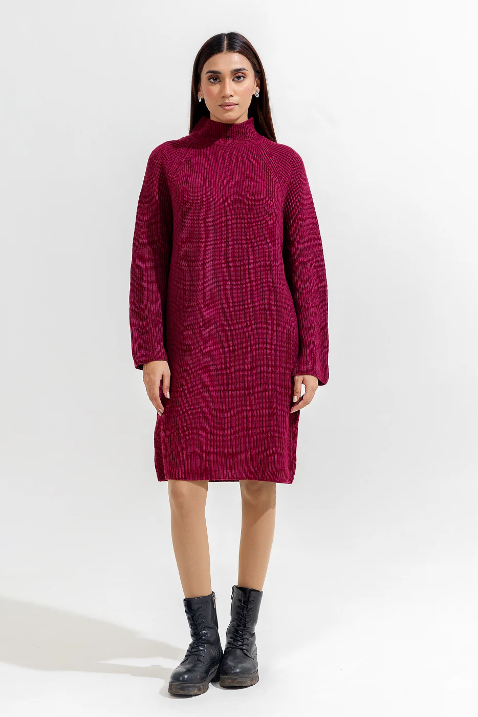 SWEATER KNIT DRESS - Image 4