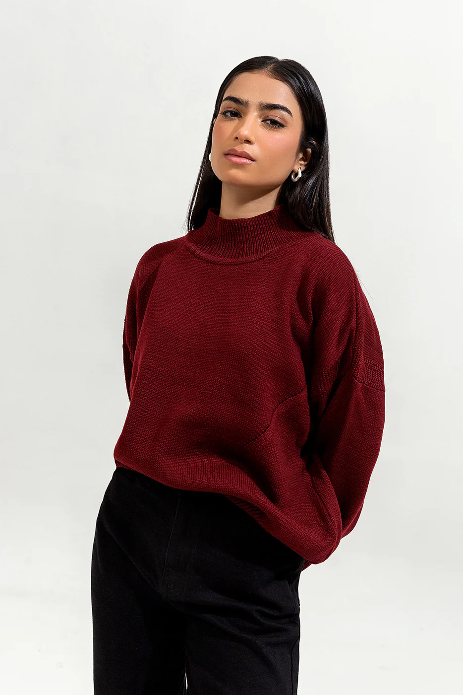 LOOSE KNITTED PULLOVER - Image 2