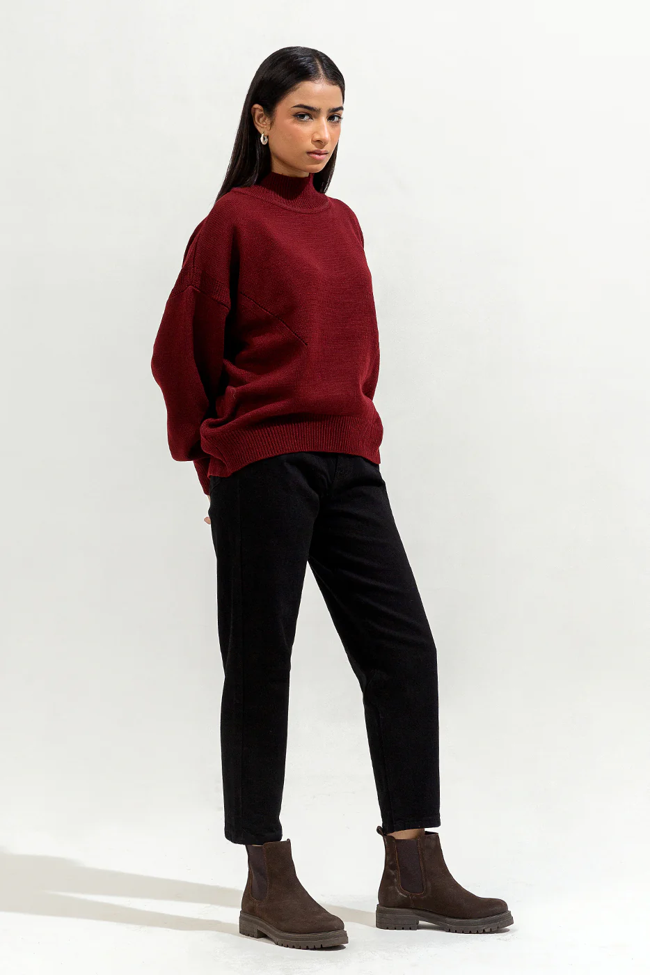 LOOSE KNITTED PULLOVER - Image 4