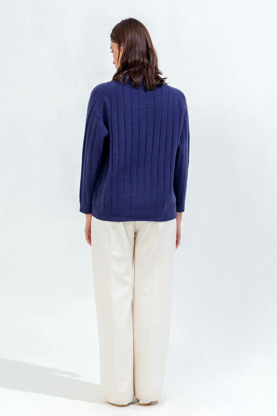 MOCK NECK KNIT PULLOVER - Image 4