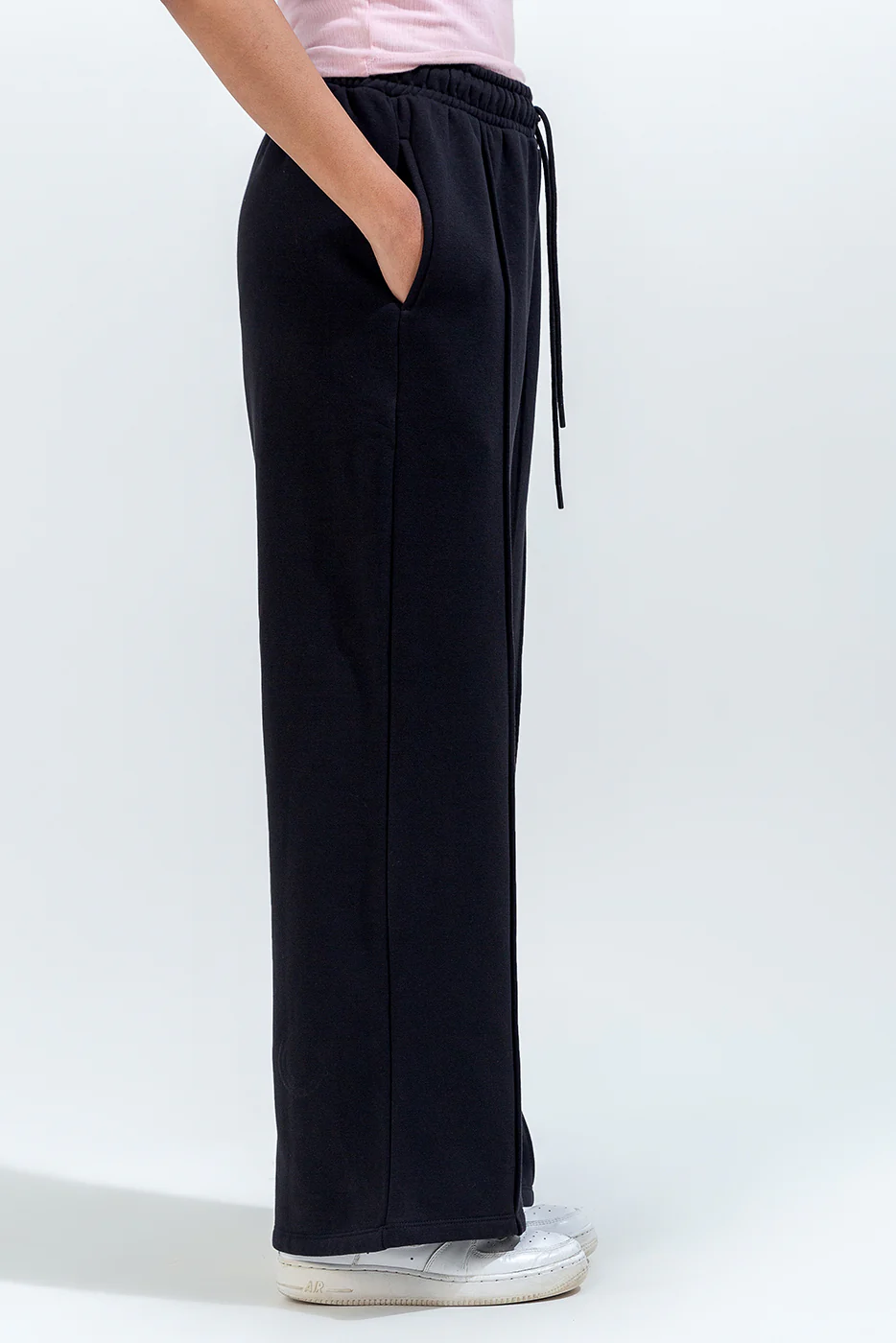 PLEATED WIDE LEG TROUSER - Image 3